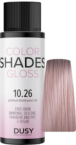 Dusy Color Shades 10.26 platinblond perl rot 60ml | erfrischt die bestehende Haarfarbe | ammoniakfreie Gel-Cremetönung