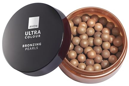 Avon Multi-Shade Bronzing Pearls - Deep Bronze -28g | Face Bronzer with Mineral Pigments for a Buildable Sun-Kissed Glow, Suitable for All Skin Tones, Cruelty-Free