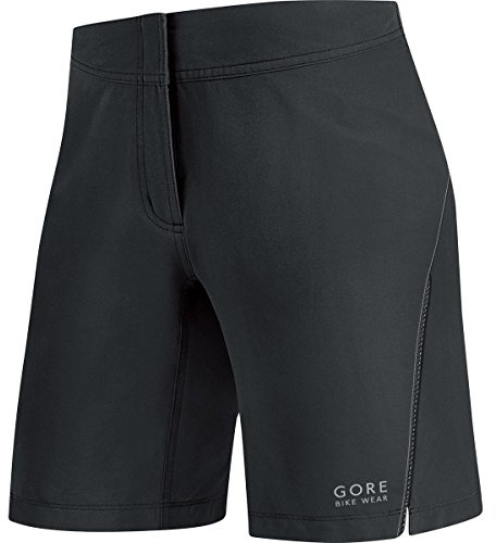 Gore Bike WEAR Damen Fahrrad-Shorts, Super Leicht, Stretch, Gore Selected Fabrics, Lady Shorts, Größe: 36, Schwarz, TLELSP