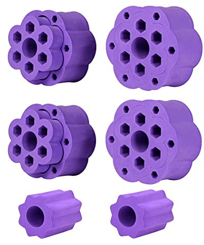 Cup Turner Foam for DIY Tumbler Machine 20-30oz Tumbler Foam Epoxy, Flexible Cuptisserie Foam Work with 1 PVC Wand,3/4 Inch PVC Pipe (4PCS Foam)