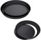 Xinzistar 3 Pezzi Teglia Stampo Crostata Fondo Removibile, 20cm, 24cm, 28cm, Antiaderente Teglia per Pastiera Griglia Stampo Furbo per Crostate con Bordo Scanalato