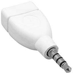 rongweiwang Adaptateur 3.5mm Femelle USB à 3,5 mm mâle de 3,5 mm Jack pour convertisseur Portable Voiture Aux Jack Adapter Accessoire