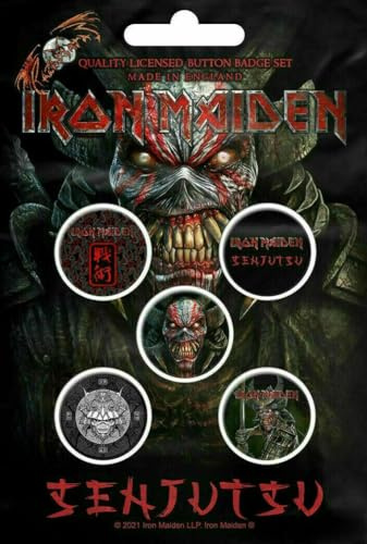 Iron Maiden Senjutsu Band Logo Official Pack of 5