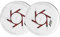 9V Battery Photoelectric Smoke Alarm With 10 Years Life Smoke Detector with Test Button 2 pack