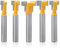 Mesee 5 Pieces T-Slot Router Bit Set, 1/4 Inch Shank T Slotting Keyhole Router Bits Woodworking T-Track Grooving Milling Cutter Tool for 5/16, 3/8, 1/2, 7/16, 5/8 Hex Bolts