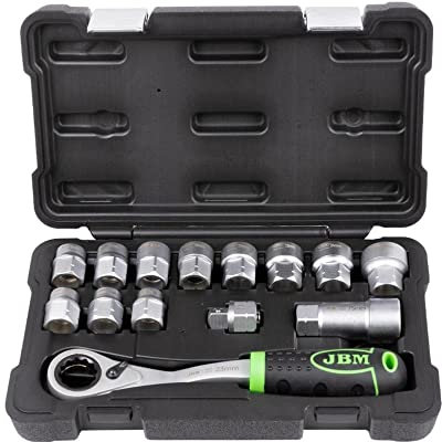 COFFRET DOUILLES DEBOUCHEES TRAVERSANTES 1/2-13 A 27 MM