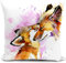 HUASHUZI Kissenbezug 40x40 Kissen Fuchs deko Geschenk für Frauen mütter muttertagsgeschenk Geburtstagsgeschenk für Mama Mutter