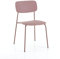 Wink Design Peony Pink Set di 4 Sedie Sedia, Rosa Opaco, H78x43x51 cm