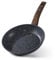 HOUSZY Non-Stick Frying Pan Without Lid –28cm-Granite Coated Induction Skillet with Scratch-Resistant Surface, Heat-Resistant Handle, Less Oil (Handwash Only)