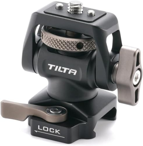 Tilta Kamera-Monitor-Montagehalterung, NATO-Klemmhalterung für externes Monitorzubehör, unterstützt 2 kg Traglast, 360° drehbar, 175° Neigung, verstellbarer Aluminium-Verriegelungsarm für modulare