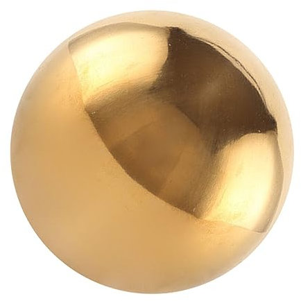 Operitacx Spiegelkugel Aus Edelstahl 15Cm Goldene Gartenkugel FüR Dekoration Hochwertige Reflektierende Kugel FüR Garten Und AußEnbereich