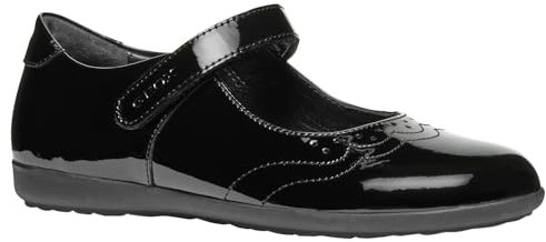 Geox J IBERIDE Girl G, Ballerina, Black, 34 EU