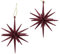 BOLTZE Tove Stern rot 15cm 2tlg