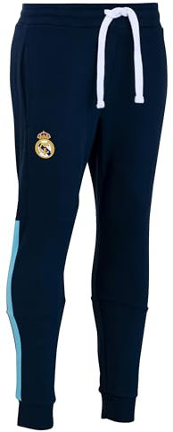 Real Madrid - Pantalón de fútbol para hombre, talla L