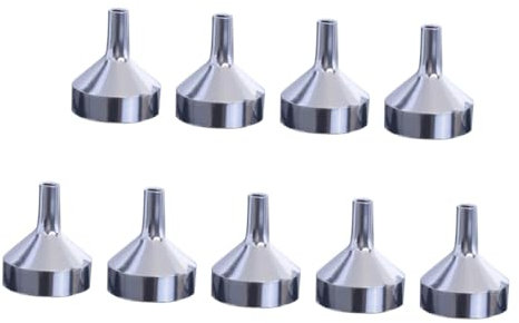 HOLIDYOYO 1 Juego Mini Embudo Perfume Miniaturas Oleos Essenciais Embudos Para Trasvasar Perfume Embudo Multifunción Embudo De Especias En Polvo Embudos Dispensadores De Liquidos 9 Piezas