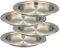 TYA I Künefe Teller Set für Künefe Kadayif Teigfäden - Künefe Tabagi, Form, Künefe Tepsisi aus Aluminium (4er-Set-20cm)