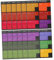 jojofuny 1 Satz DIY Sticky Sticky Sticky Papier Monats Tabs Zeitplan Aufkleber Monatskalender Tabs Kalender Aufkleber Kinderkalender Aufkleber Tab Plan Aufkleber Planer Tabs 12Blätter