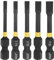 sourcing map 5pcs SL3-SL6 Slotted Impact Screwdriver Bits 3mm-6mm Slotted Tip 1/4 Hex Shank 50mm (2) Long Magnetic Flat Head Phosphated S2 Steel Screw Driver Drill Bits Electric Power Tool
