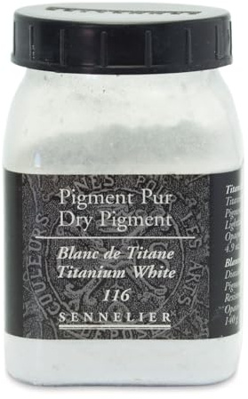 Sennelier PURE Pigment - 116 Titanweiß, 200 ml