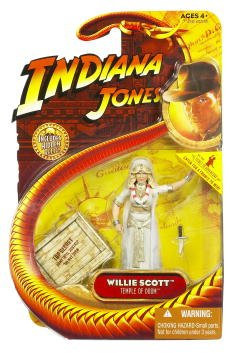 Indiana Jones - TEMPLE OF DOOM / Der Tempel des Todes - Movie Action Figur Wave 04 - WILLIE SCOTT (Kate Capshaw) - mit Waffen & Hidden Relic Zubehör - OVP