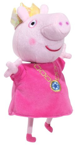 Peppa Wutz - Sprechende Plüschfigur - Prinzessin Peppa (Englische Sprache)