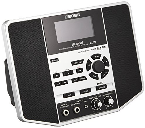 Reproductor de audio BOSS JS-10 con efectos de guitarra BOSS — Sistema de sonido 2.1 y librería de sonidos mejorada