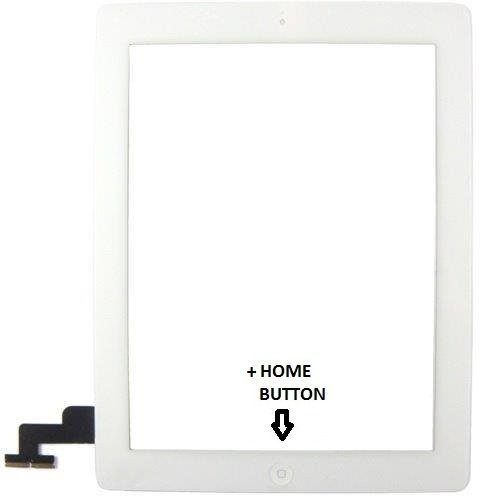 New digitalizador de pantalla táctil de cristal de repuesto para Apple iPad 2 16 GB Color blanco
