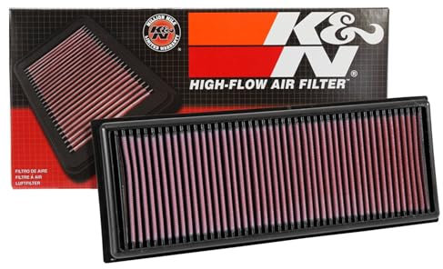 K&N 33 – 3039 Filtro Aria di Ricambio Auto, Lavabile e Riutilizzabile