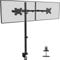 Suptek Dual Monitor Stand, Tall Desk Monitor Arm for 13-27 inch LCD LED PC Screens with 80cm Pole Adjustable Height MD6842