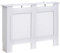 HOMCOM Cubre Radiador Cubierta de Radiador Mueble Estante de Pared para Radiador Diseño Moderno MDF 111.5x19x82 cm