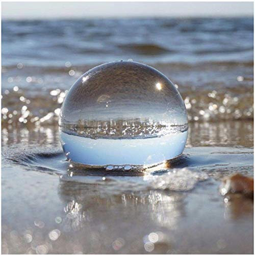 Boule en Verre Photographie - Ø 50 mm -Boule en Cristal Transparente pour Photo avec Effet Optique - décoration Maison /Divination ou Décoration de Mariage/Maison/Bureau