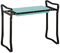 Outsunny Tabouret de Jardin Pliable agenouilloir de Jardin siège Jardinage avec Coussin Acier EVA Noir Vert