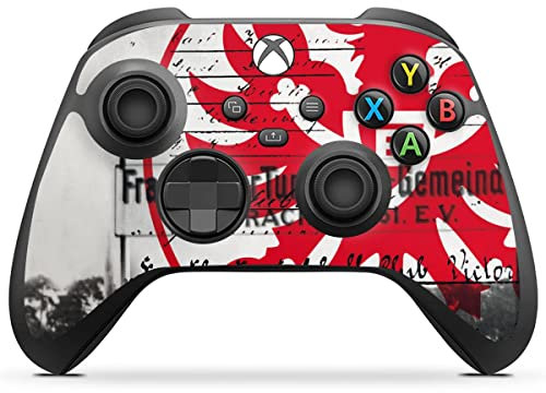 DeinDesign Skin kompatibel mit Microsoft Xbox Series X Controller Folie Sticker Eintracht Frankfurt Logo Adler