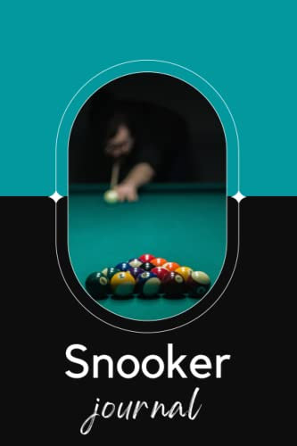 Snooker Notebook Journal, Professional Snooker Notebook, Office Writing Notebook, Daily Notes, Snooker Players Perfect Gifts: Snooker Journal - Lined - Paperback - 120 pages