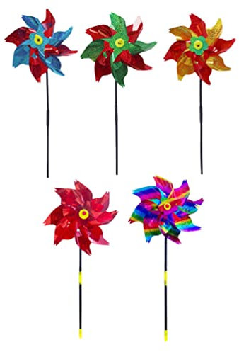 5 STK Vogelabwehr Windmühle reflektierende windrad Vogelabwehrgeräte Vogelscheuche schreckschusspistole Vogelabwehr-Reflektor Vögel vertreiben