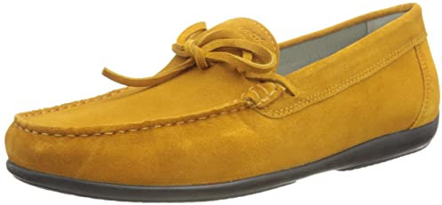 Geox Men's U Ascanio Moccasin, Mustard, 10 UK