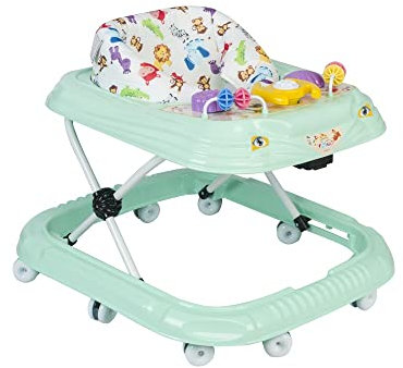 Baby Gehwagen Gehfrei Lauflernwagen Babywalker Lauflernhilfe Alpina (Grün)
