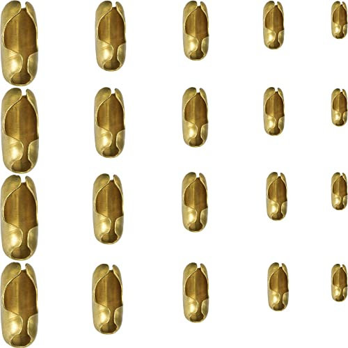 50pcs Copper Ball Chain Connector Clasps Fits for1.6/2/2.4/3.2/4/4.5 mm Beaded Ball Chain