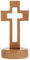 SEWACC Holz Stehendes Kreuz, Holz Kreuze Deko Stehendes Holzkreuz Kreuz-Dekoration für Zuhause