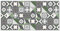 mubusi Alfombra Vinílica Cocina Salón - Varios Tamaños - (Hidráulica Oporto Verde 90x180 cm)