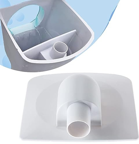 Amacoam Pool Vakuumplatten Adapter, Pool Zubehör Adapter für Ersatzteile Bodensauger Summer Waves Polygroup Ground Skimmer Filter Pump Systems Anschlussplatte