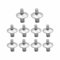 DAGESVGI Hammer Drive Rivets Expansion Round Head Aluminum Expansion Nail Stick Steel Stainless