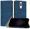 Netany Funda para Huawei Mate 10 Lite, Funda Libro de Cuero con Ranura Cierre Magnético Soporte Plegable Carcasa Protectora (Azul)
