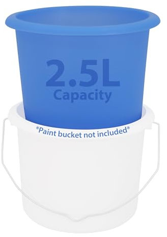 Axus Decor Flex E-Liner 2.5 Litre Paint Kettle Liner, Durable Coated Silicone Paint for Easy Cleanup & Eco-Conscious Painting E-Liner Silicone Inlet (Bucket not Included)