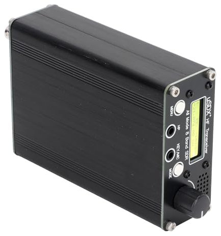 Transceptor de Radio Transceptor de Radio de 8 Bandas, Transceptor de Radio LCD SDR Transceptor HF SSB QRP de Modo Completo con Conector de Antena BNC (Ninguna energía)