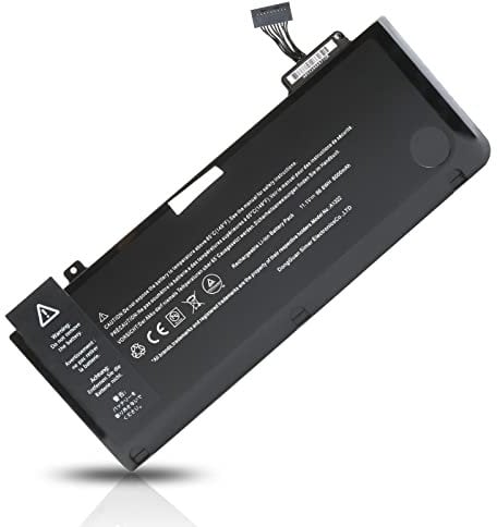 A1322 A1278 Replacement Laptop Battery Compatible With MacBook Pro 13(Mid 2012 2010 2009 Early 2011 Late 2011 Version] B990LL/A MC700LL/A MD313LL/A,661-5557 661-5229【10.95V/65Wh/6000mAh】