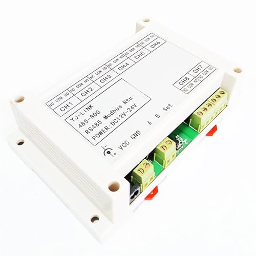 485-8DO RS485 8-kanal Relais Fernbedienung Schalter Verzögerung Ausgang Modul Modbus Rtu