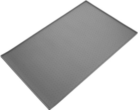 TOGEVAL Silicone Pet Feeding Mat for Dogs and Cats Non- Design Easy to Clean for Food and Water Bowls