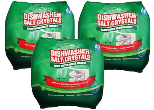 Dishwasher Salt 3 x 2kg Offer | Stain eliminator | XXL Value Pack | 6 Kilo Total