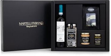 Confezione Regalo Tartufo PARIGI - Cesti Natalizi Pasquali a base di Tartufo - Prodotti Tipici Artigianali - Idea Pacco Gastronomico Natale Pasqua - Truffle Gift Idea - Martelli Fabiano Tartufi